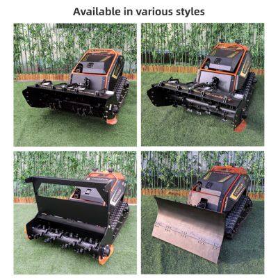 Vigorun Tech Mulching Mowing Robot Industrial Dual 48V 1500W Motors Cortadora De Cesped Forstmulcher Ferngesteuert photo-4