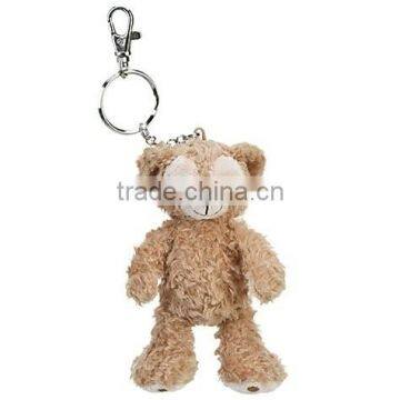 2015 high quality plush bear key chain