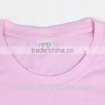 Wholesale White Cotton Round Neck Short Sleeve Printed Couple T-shirts photo-2