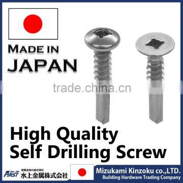 Self tappiing screw used with an electric screw driver