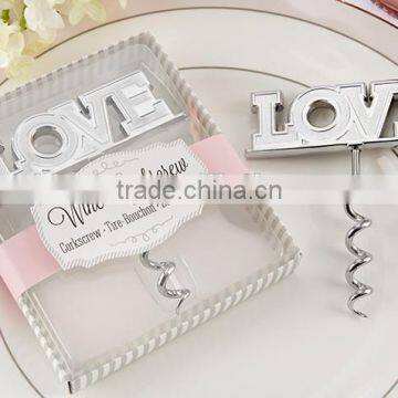 Love Wine Corkscrew Wedding Gift Sets