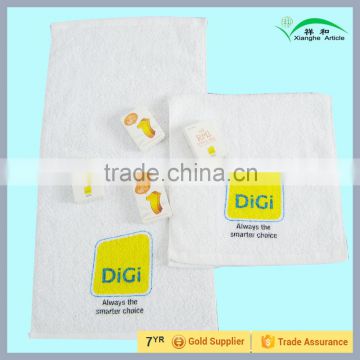 Compressed White Terry Cotton Facecloth, Promotion Towels