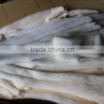 Luxury White Real Mink Fur Wholepieces Skin and Fur Pelt For Gorgeous Coats of Women photo-2