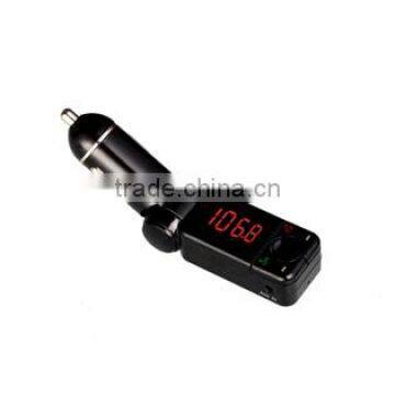 Wireless bluetooth handsfree car kt MP3 FM transmitter AUDIO IN funciton