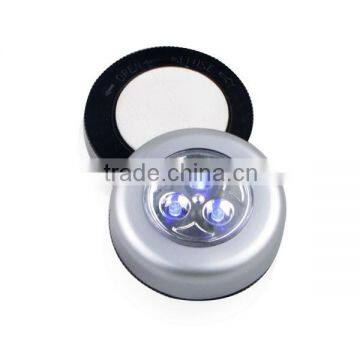 3 LED Under Cabinet Push Tap LED Touch Light Stick On Night Touch Light Quality Choice photo-2