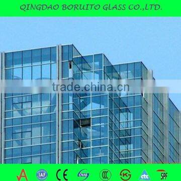 Blue Reflective Tempered Insulated Glass for Curtain Wall photo-2