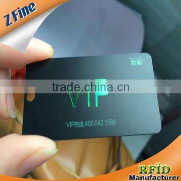 green hot stamping association VIP card