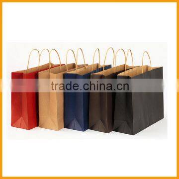 China Wholesale Cheap Gift Garment Packed Shopping Kraft Paper Bag