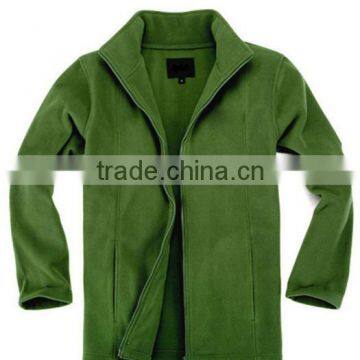 green color winter men wholesale fleece jacket custom