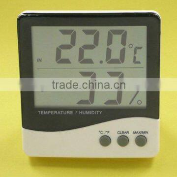 Indoor and outdoor digital thermometer and hygrometer