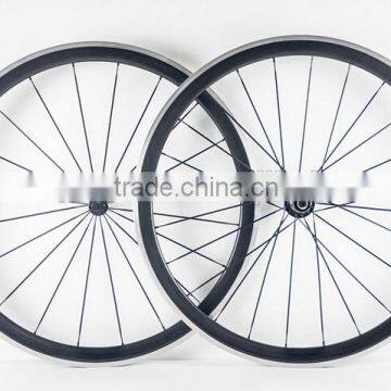 SAC38 synergy bike carbon wheel with alloy brake surface 700c alloy carbon wheel 38mm clincher road bicycle wheel