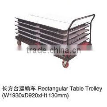 Rectangle banquet table trolley