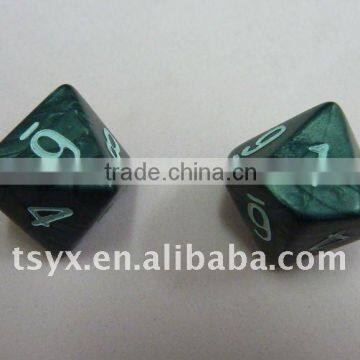 Marble effect 8 sides dice