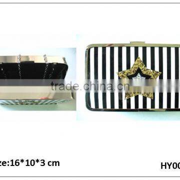 Glitter star design evening bags