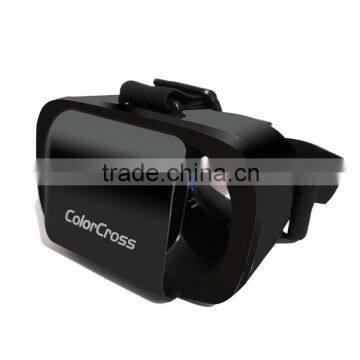 2016 Colorcross III VR Virtual Reality 3D Glasses Google Cardboard Oculus Rift Dk2 for 4.7-6 inch Phone + Bluetooth controller