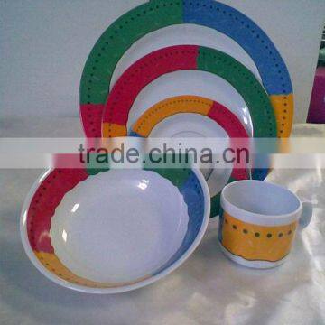 Melamine tableware set