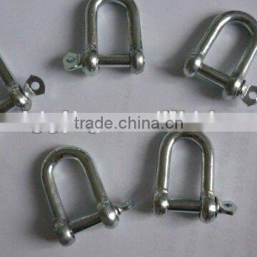 Manufacturer Price Galvanized European Type Dee Drop Forged D Shackle 4-25mm in China Rigging Hardware photo-3