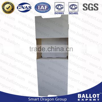 folding corrugated plastic standing voting booth, voting booth for election