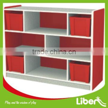 Non-toxic Fireproof Kids Wooden Cabinet for Kindergarten LE.SJ.028