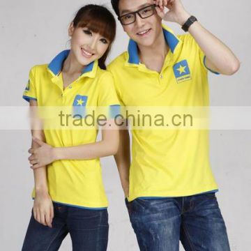 Wholesale cute couple polo shirt design