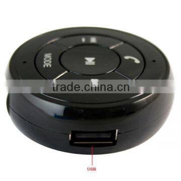 Wireless AUX Bluetooth Music Receiver Hands-free Car Kit Adapter photo-4