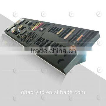 Customized 3ce Makeup Organizer,modern Black Cosmetic Display photo-2