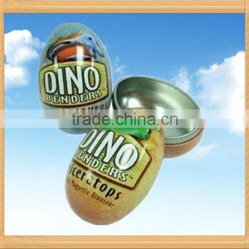 Egg Tin Boxes/Gift Tins for Easter, Food Grade Tinplate, CMYK Printing