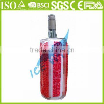 High Qualiy reusable gel wine coolers for promotion