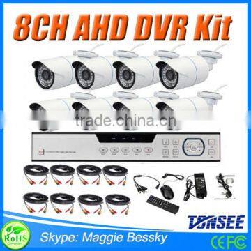 New Arrival Factory Best Price 8CH AHD DVR kits waterproof good night vision