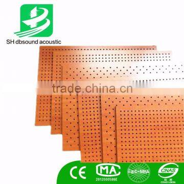 Perforated wooden acoustic panel wall decoration panel for meeting room