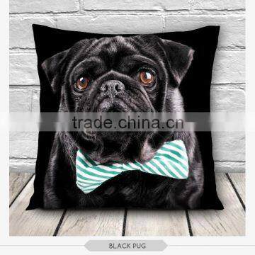 High Quality Fashion Pug Dog Design 3d Digital Print Pillowcases Fullprint Decorative Throw Pillow Covers Seat Cushion Cover photo-3