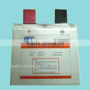 OEM LFP 3.2V10~200AH Pouch battery with deep cycle life