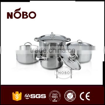 0.5 mm thickness stainless steel kitchen cookware set