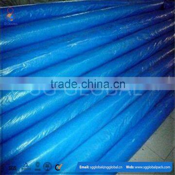 China durable laminated PE tarpaulin fabric in roll factory