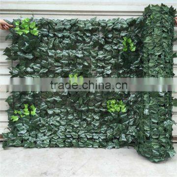 New arrival Artificial UV outdoor Green Leaf Privacy Foliage hedge fencing