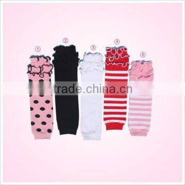 hot sale ruffle baby girl leggings leg warmers