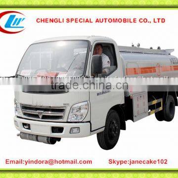 Foton 4x2 5000 liters fuel tank truck on sale