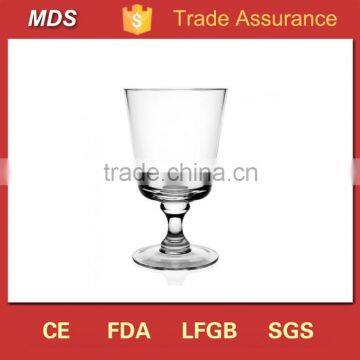 Wholesale single champagne glass footed long stem flower vase