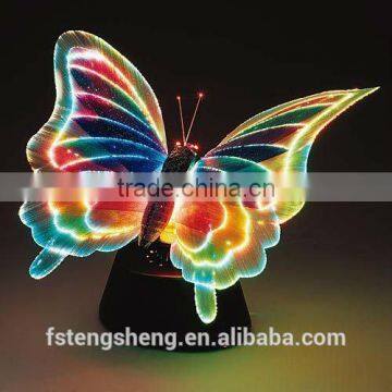 Animal Style Color Changing LED Fiber Optic Butterfly Light