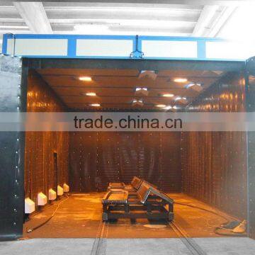 Q26 Container Renew Sandblasting Cabinet, Rust Stripping Shot Blasting Chamber