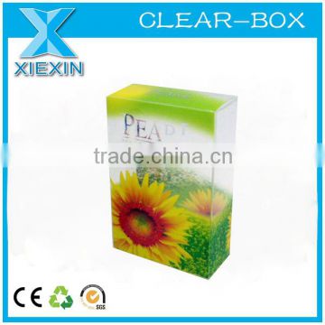 customized transparent pvc cosmetic box