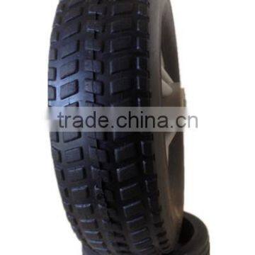 10 Inch Semi-pneumatic Rubber Wheel for Lawnmower, Hand Truck, Generator photo-6