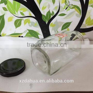 200ml Square Glass Jar for Honey With Metal Lid photo-6
