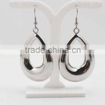 Fashion Europe America Style Stainless Steel Waterdrop Pendant Earring