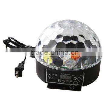 DJ Disco Light Mirror 6pcs*3W LED Crystal Ball, Mini LED Crystal Ball for Christmas Decoration photo-4