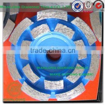 5" wanlong diamond cup abraive wheel for grinder-diamond cup wheel 5 inch diamond wheels