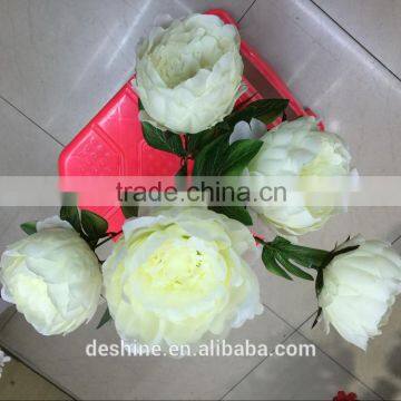 Deshine 5Head Home Artificial Handmade Decoration Ponies Flower ZX1664 photo-3