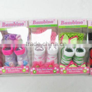 2016 good selling socks and headband for gift box