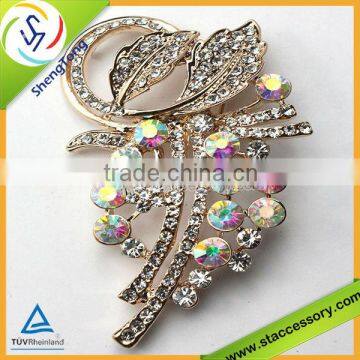 Enamel Metal Flower Brooches Wedding Brooches