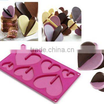 3D Heart Shape Silicone Chocolate Mould